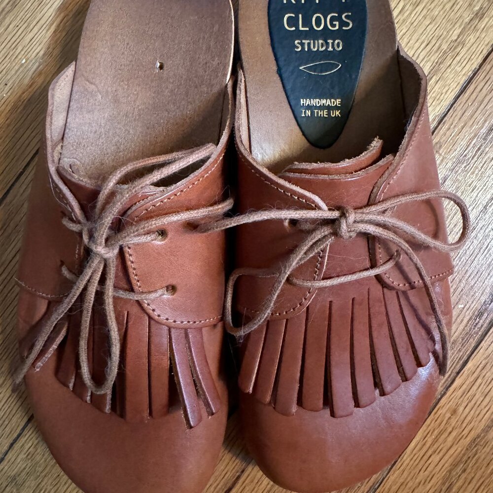 Kit & Clogs low heel wooden clogs - Picture 2 of 6